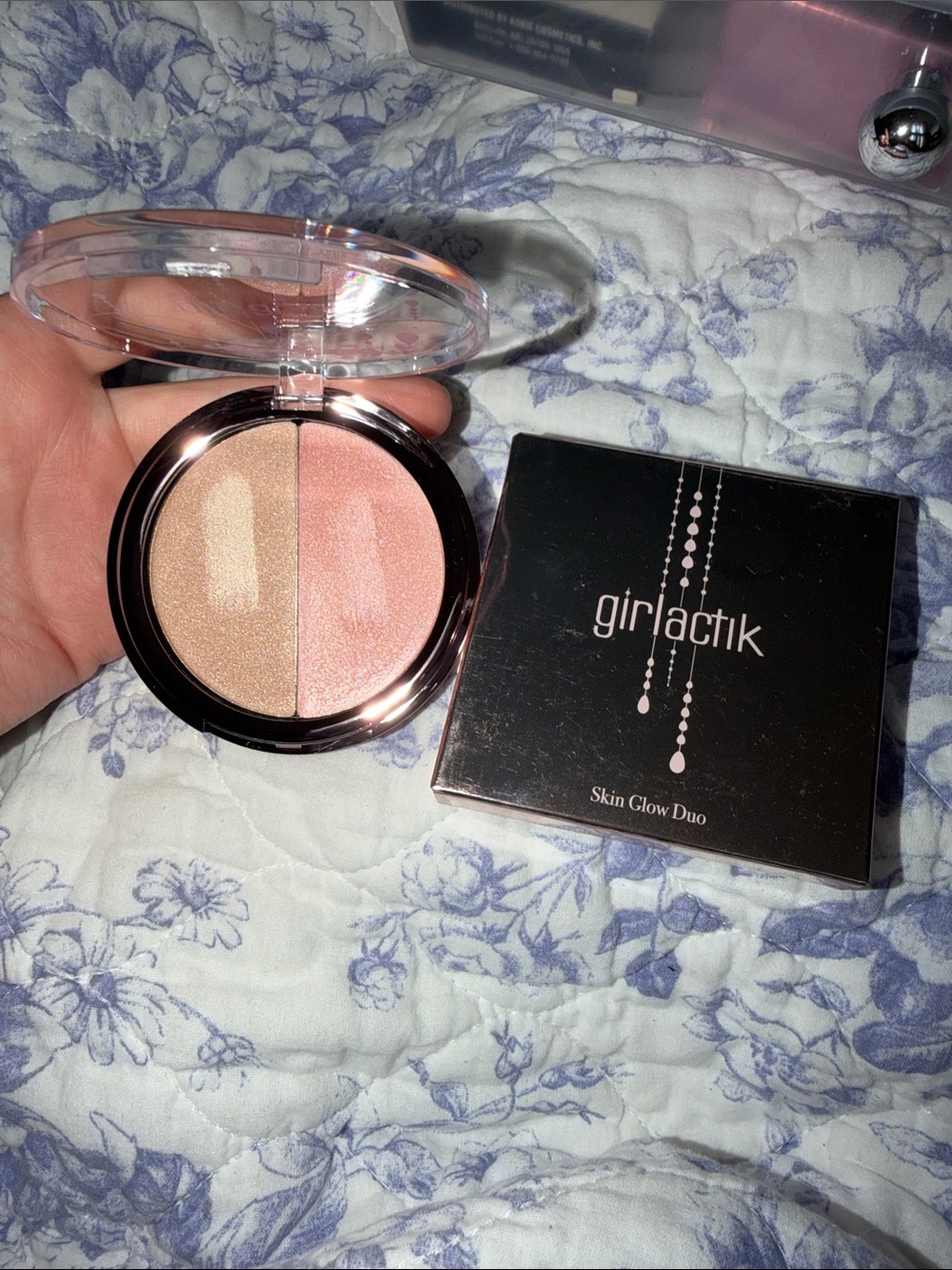 Pink & Champagne Skin Glow Duo - Radiant Highlighter Blush